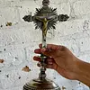Crucifijo De Mesa Francés S Xix