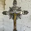 Crucifijo De Mesa Francés S Xix