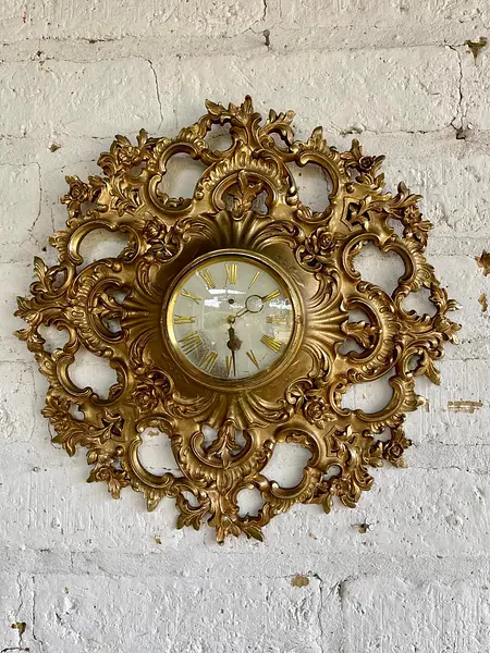 Reloj Syroco De Pared Cuerda 8 Dias - U.S.A. 1960