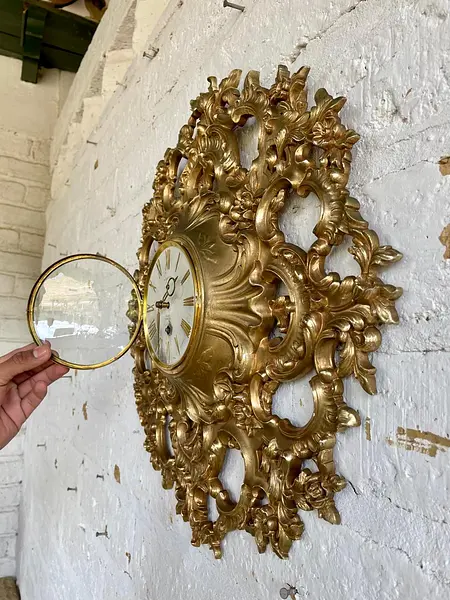 Reloj Syroco De Pared Cuerda 8 Dias - U.S.A. 1960