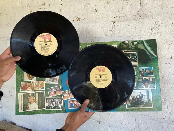 Discos X 2 Grease John Travolta Y Olivia Newton - U.S.A 1978