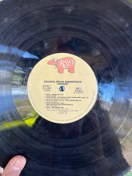 Discos X 2 Grease John Travolta Y Olivia Newton - U.S.A 1978