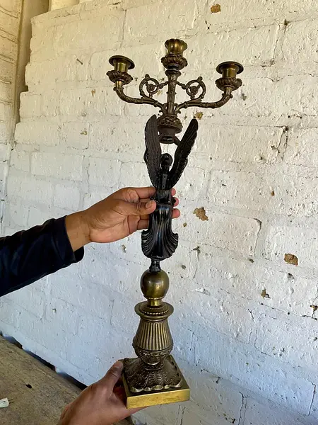 Candelabro Estilo Imperio - Francia 1890