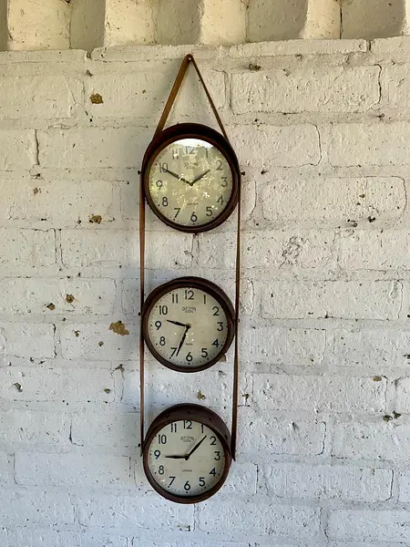 Relojes Retro De Aeropuerto N Y, London, Paris