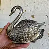 Servilletero Plateado En Forma De Cisne - Italia 1983