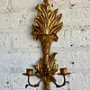 Candelabro Estilo Hollywod Regency 2 Velas - Italia 1960
