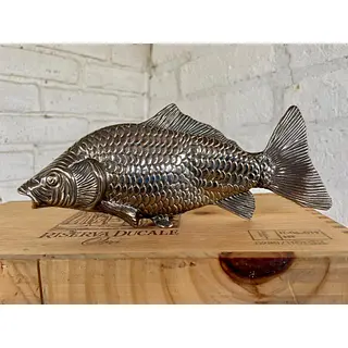 Servilletero Pez Metálico - Italia 1950