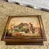 Caja Artesanal De Madera Con Compartimentos - Uruguay 2000