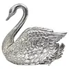 Servilletero Plateado En Forma De Cisne - Italia 1983
