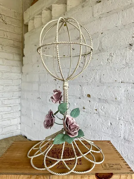 Soporte Perchero Exhibidor De Sombrero Shabby Chic