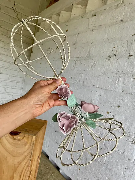 Soporte Perchero Exhibidor De Sombrero Shabby Chic
