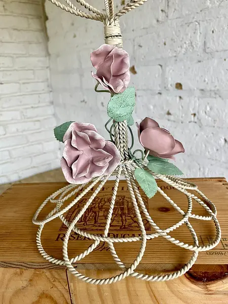 Soporte Perchero Exhibidor De Sombrero Shabby Chic