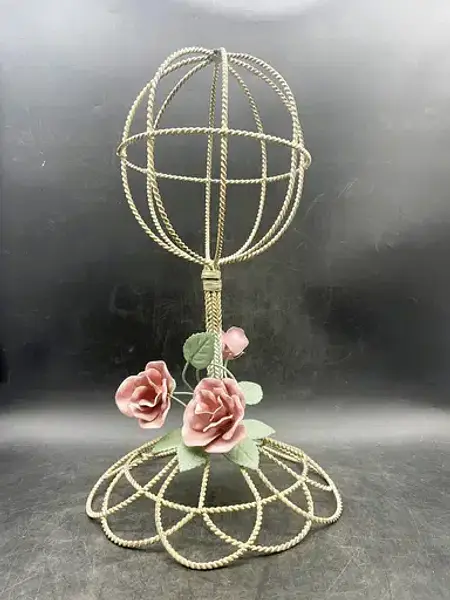 Soporte Perchero Exhibidor De Sombrero Shabby Chic