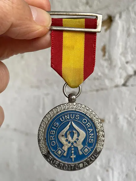 Medalla Ejército Azul Orbis Unus Orans - España 1950