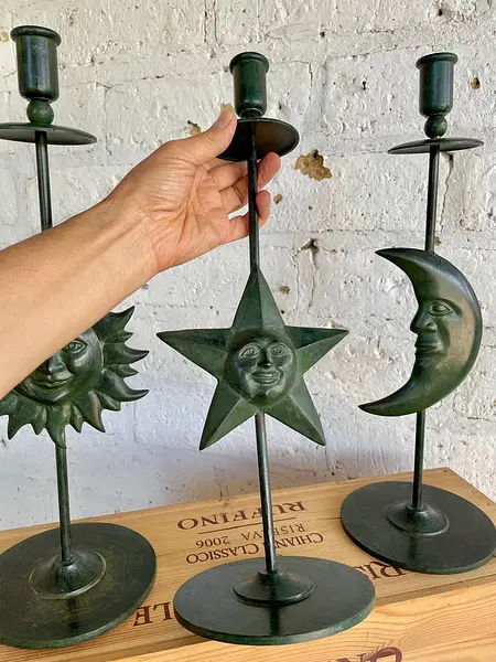 Candelabros Astros X 3