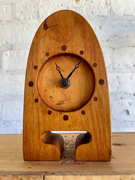 Reloj De Mesa Estilo Art Deco 1960
