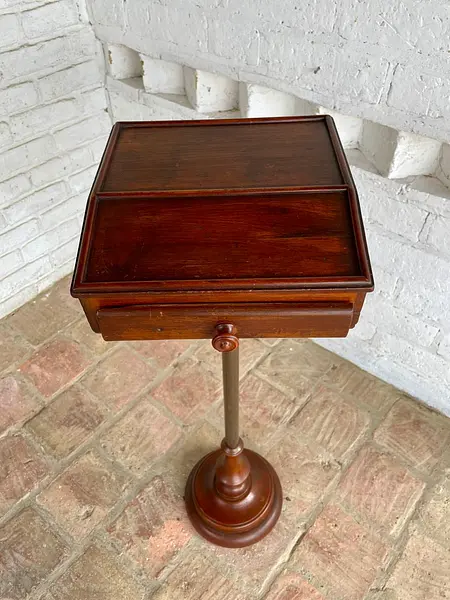 Atril Con Cajón De Cedro - Colombia 1960