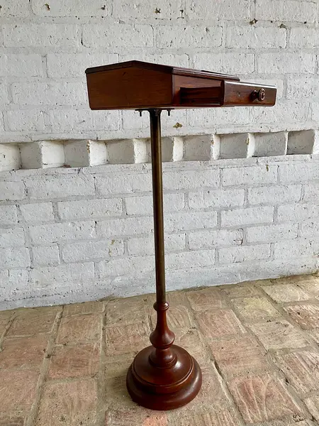 Atril Con Cajón De Cedro - Colombia 1960