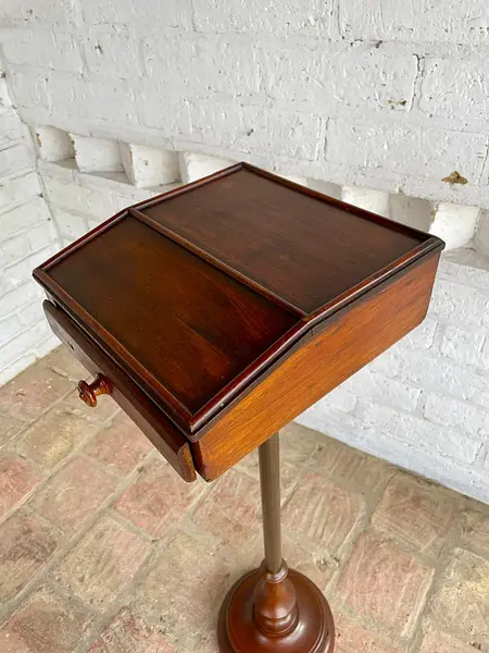 Atril Con Cajón De Cedro - Colombia 1960