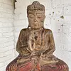 Buda De Madera Asiático - Vietnam 1890 - 1900