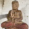 Buda De Madera Asiático - Vietnam 1890 - 1900