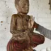 Buda De Madera Asiático - Vietnam 1890 - 1900