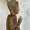 Buda De Madera Asiático - Vietnam 1890 - 1900