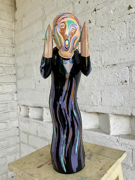 Escultura Inflable "El Grito" Edvard Munch - Usa 1993