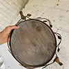 Bandeja Redonda Rústica Con Ramas Y Pájaros
