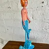 Sirena Artesanal Tallada En Madera