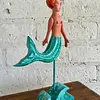 Sirena Artesanal Tallada En Madera