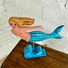 Sirena Artesanal Tallada En Madera