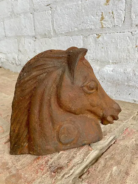Cabeza De Caballo En Hierro Fundido - Colombia 2000