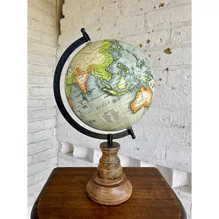 Mapamundi Base Madera - India 2008