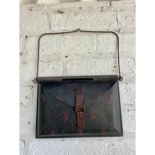 Buzón En Forma De Maleta Antigua - India 1985