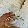 Jarrón De Vidrio Artesanal Con Forma De Pescado