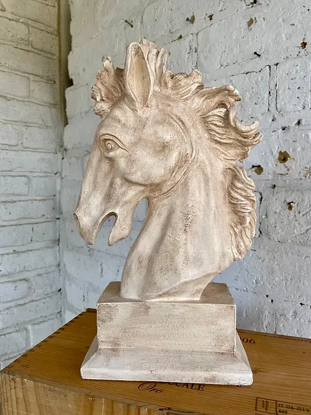 Cabeza De Caballo En Resina