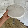 Mesa De Mármol Y Aluminio - India 1980