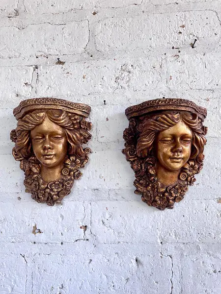 Pareja De Apliques De Pared - Italia 1960