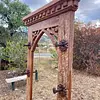 Espejo Recibidor Consola Madera Recuperada