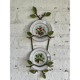 Soporte Metálico Con 2 Platos Bavaria - Alemania 1965