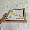 Bandeja Quesos Azulejo Y Marco De Madera