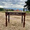 Mesa Clásica Y Patas Torneadas