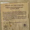 Cabeza Virgen María La Piedad - Mma Nueva York 1982