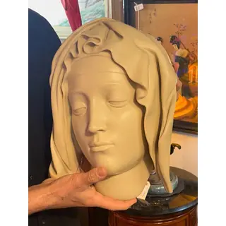 Cabeza Virgen María La Piedad - Mma Nueva York 1982