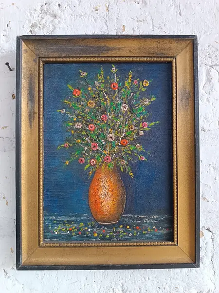 Oleo Original Sobre Madera