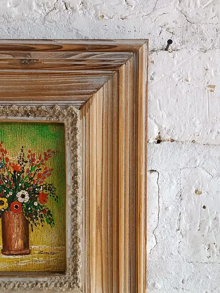 Oleo Original Florero Tropical Carreño