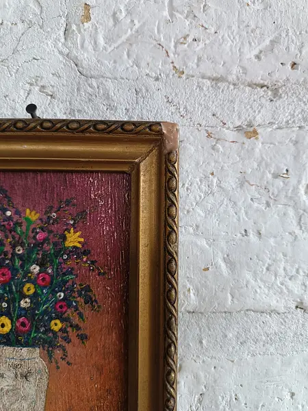 Oleo Original Pequeño Flores