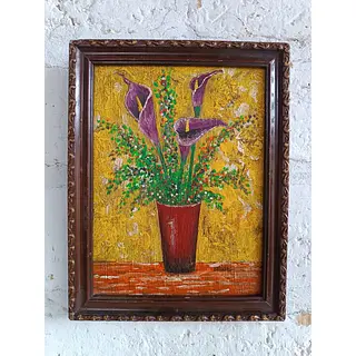 Oleo Original Pequeño Anturios