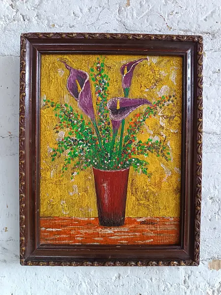 Oleo Original Pequeño Anturios